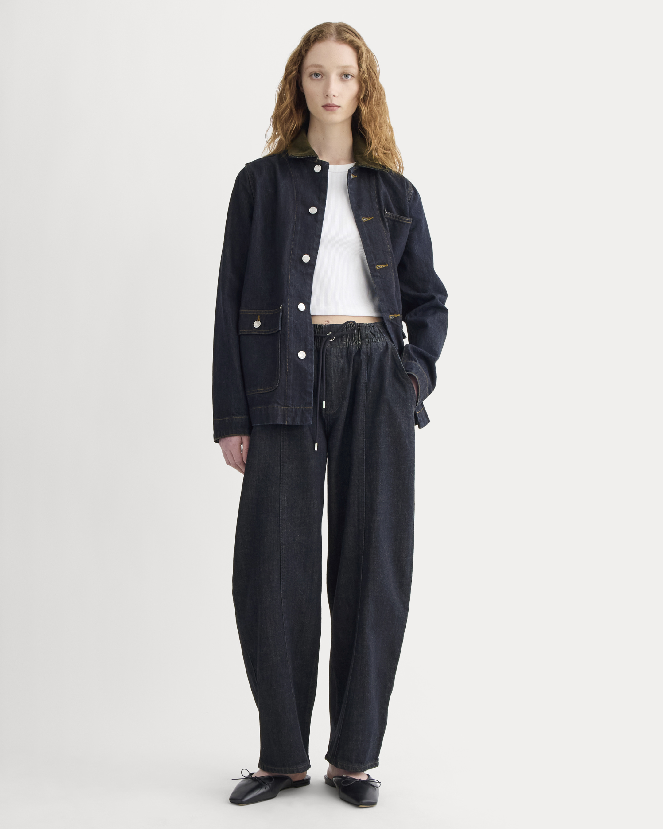 Everlane, The Drawstring Baggy Jeans