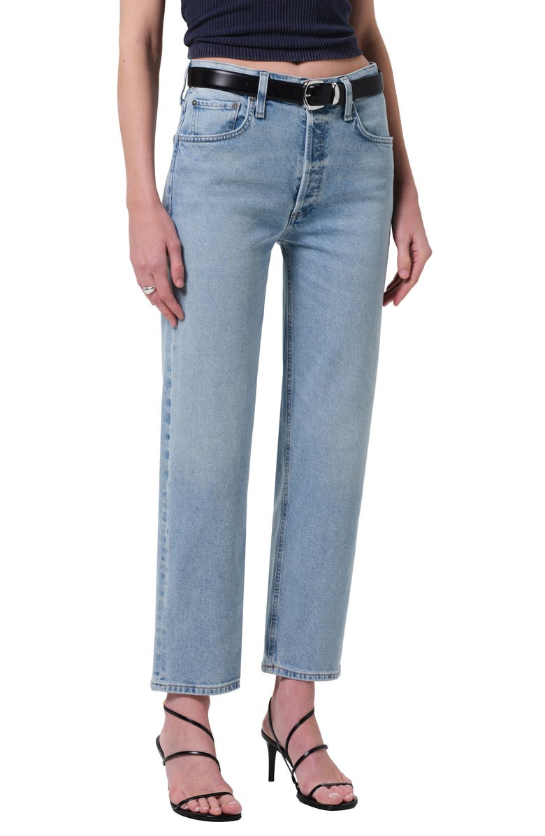 Delfina High Waist Straight Leg Jeans