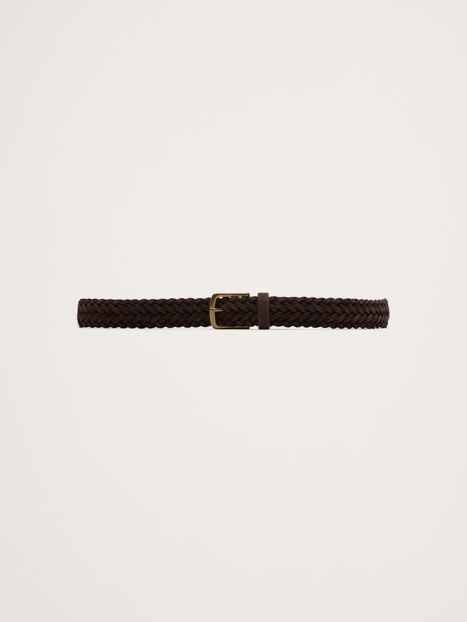 Braided Suede Belt