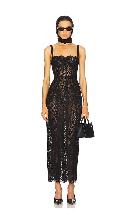 The Lace Column Dress