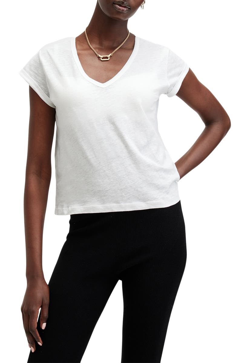 Anna V-Neck Cotton T-Shirt