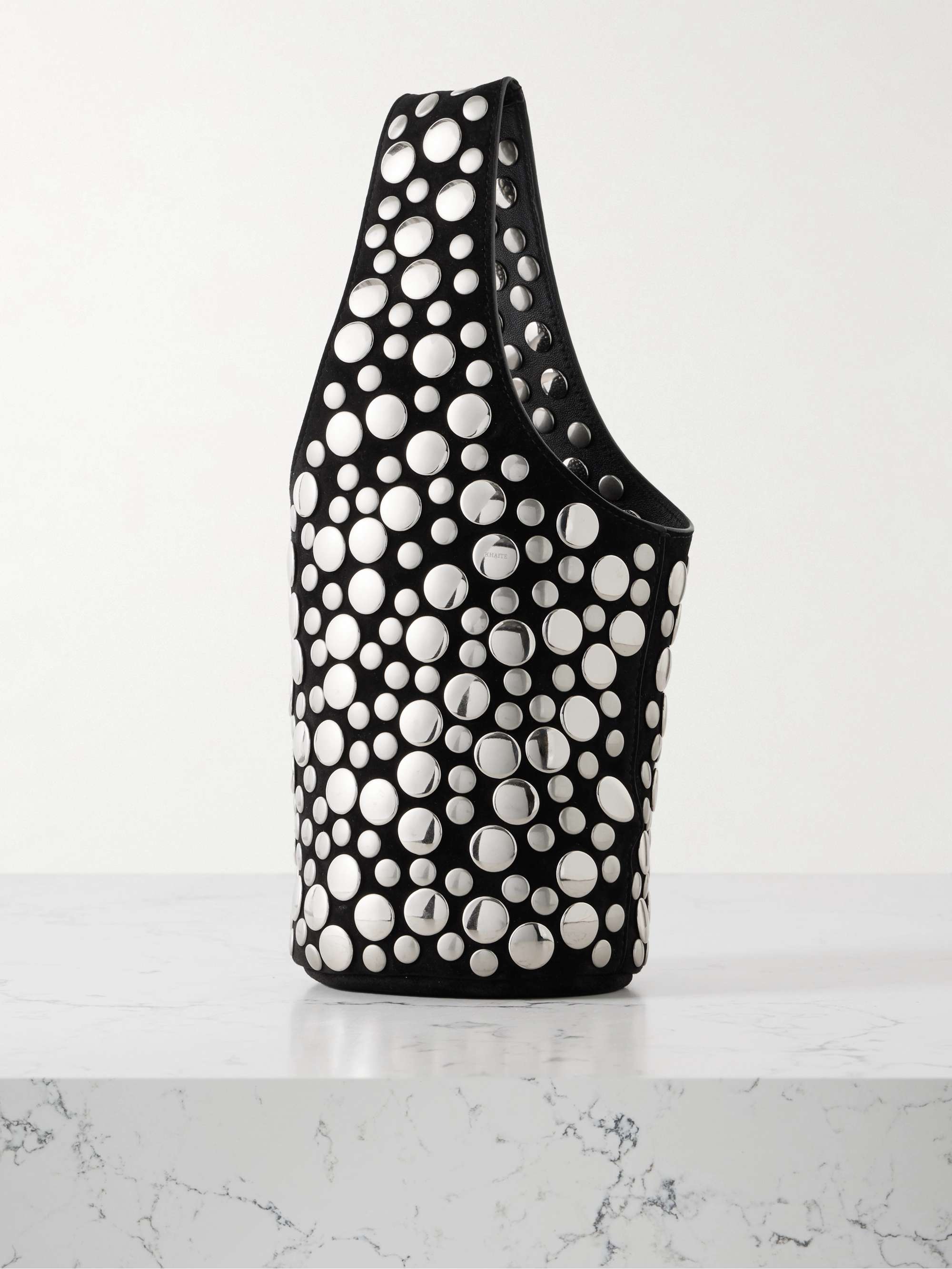 Livia Small Studded Suede Tote