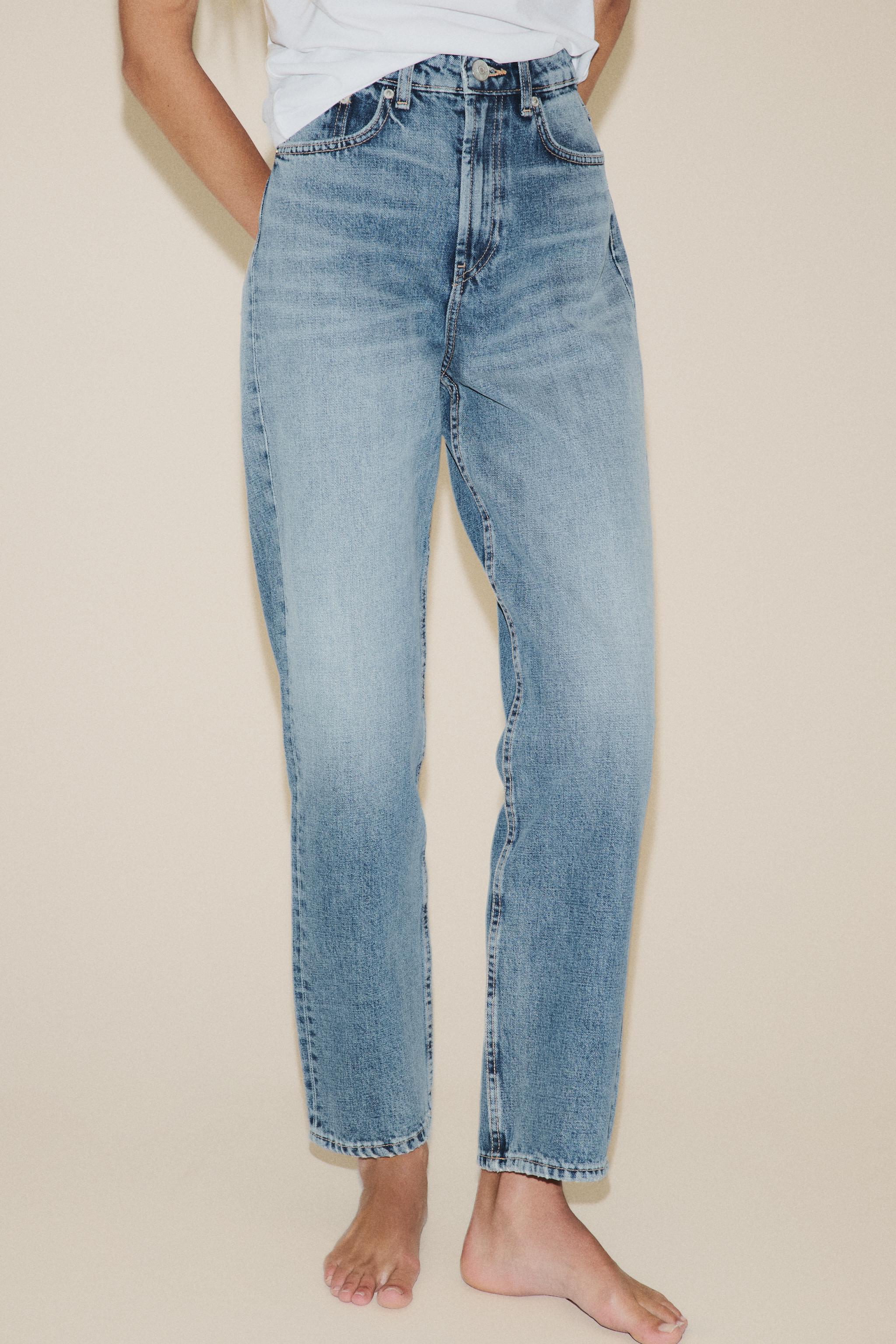 Trf Mom Fit High Waist Jeans