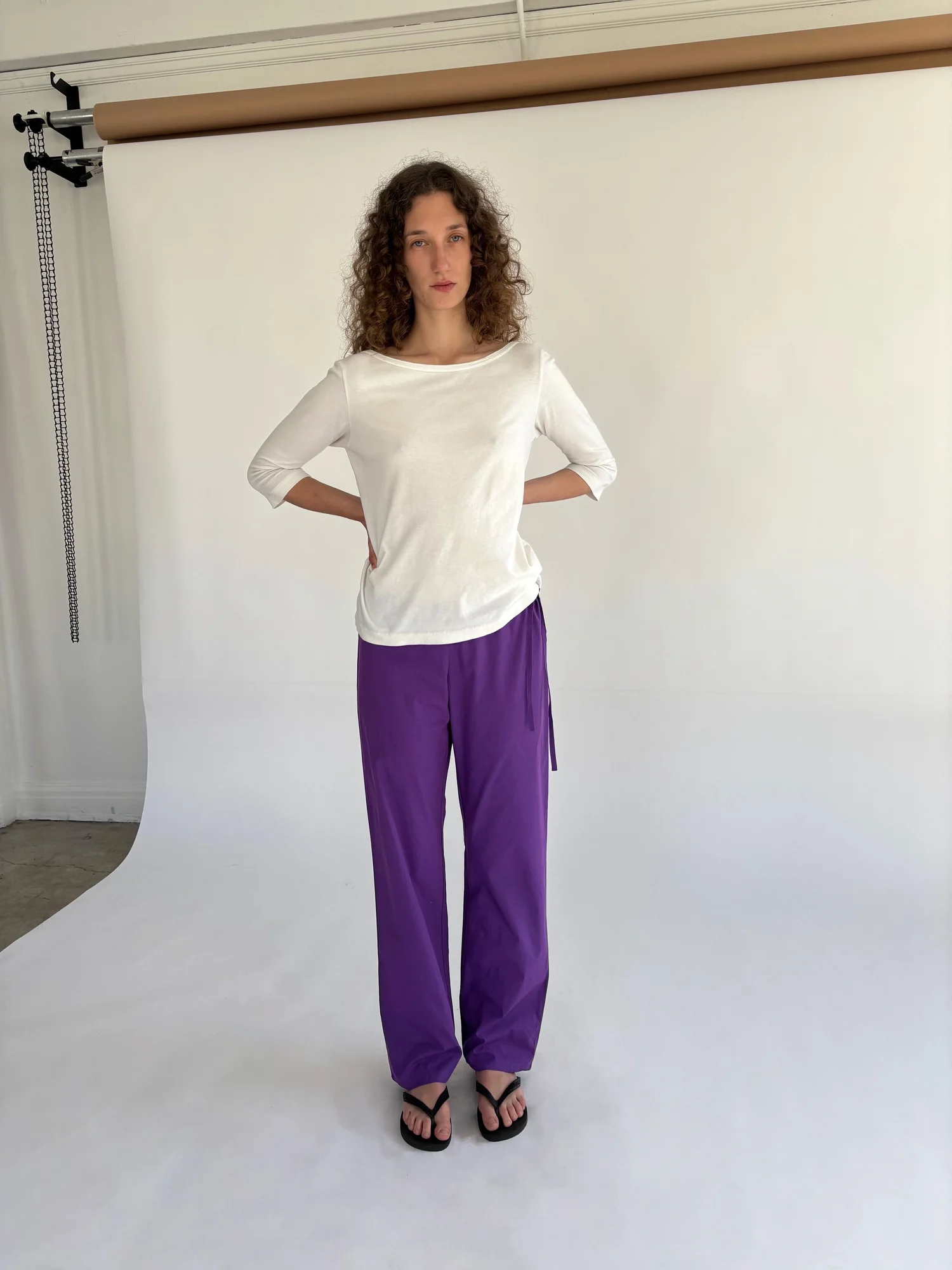 Tie Pants - Purple — Brooke Callahan