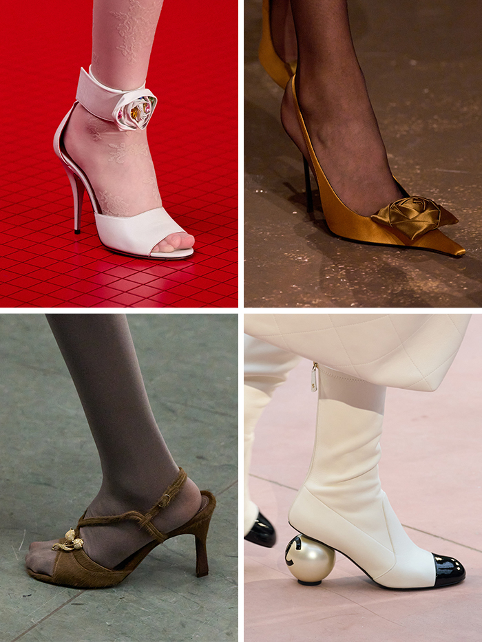 Shoes on the fall/winter 2025 runway