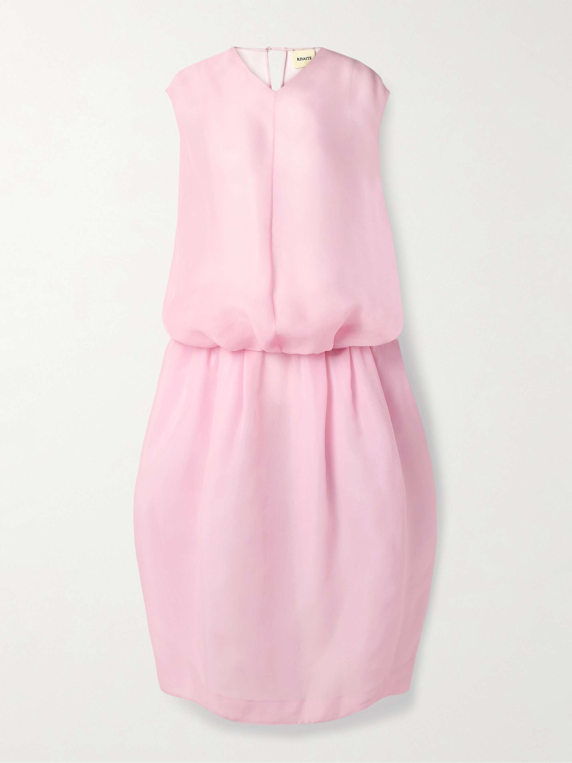 Noah Gathered Silk-Organza Midi Dress
