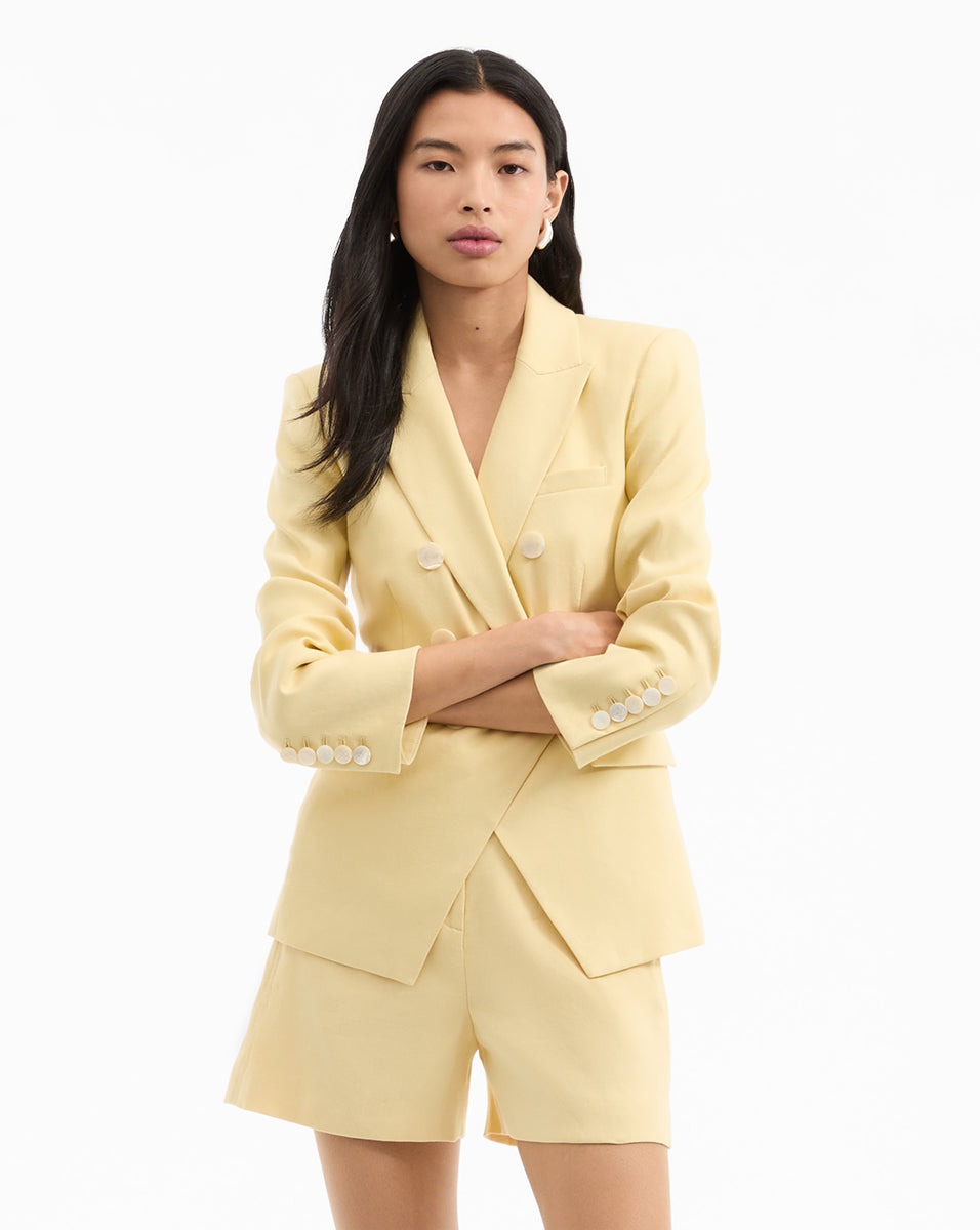 Brit Stretch-Linen Shorts