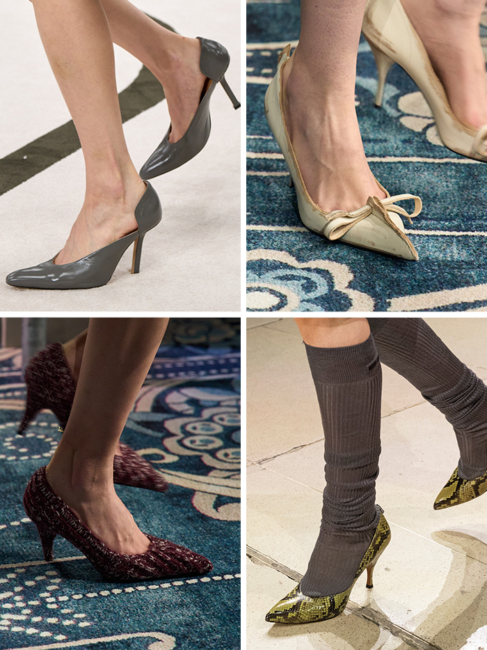 Shoes on the fall/winter 2025 runway