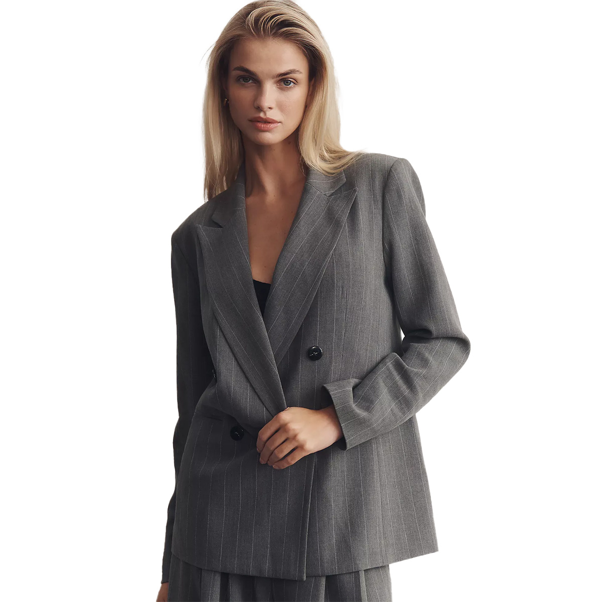 Maeve Oversized Double-Breasted Blazer