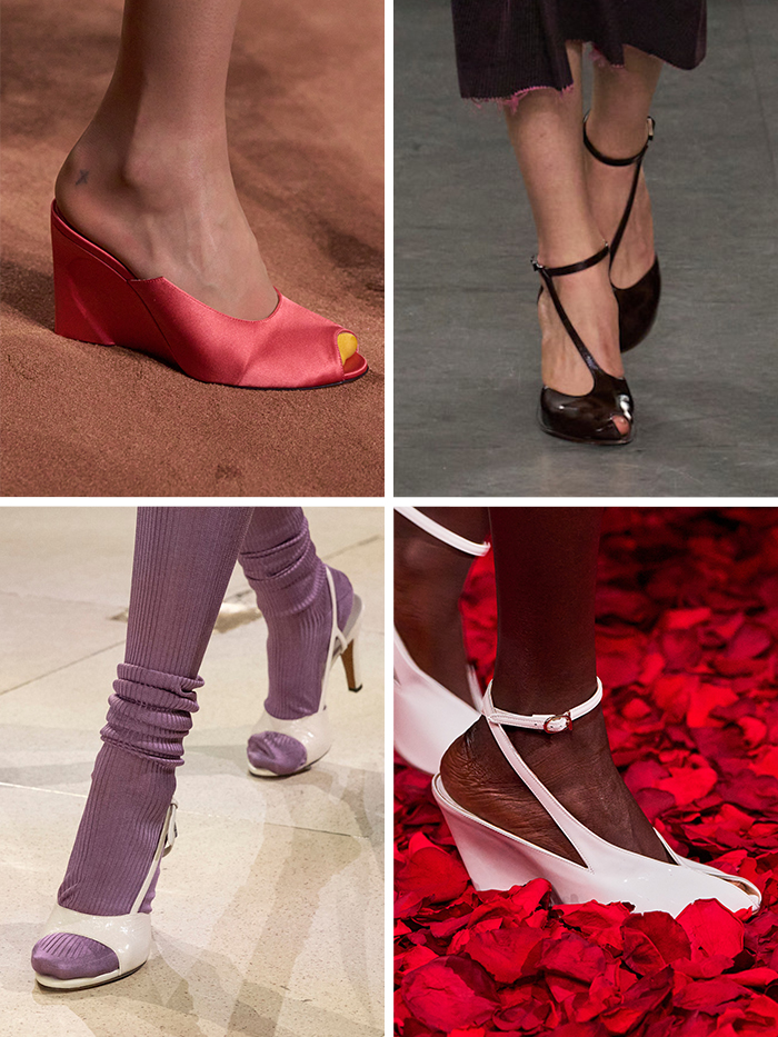 Shoes on the fall/winter 2025 runway