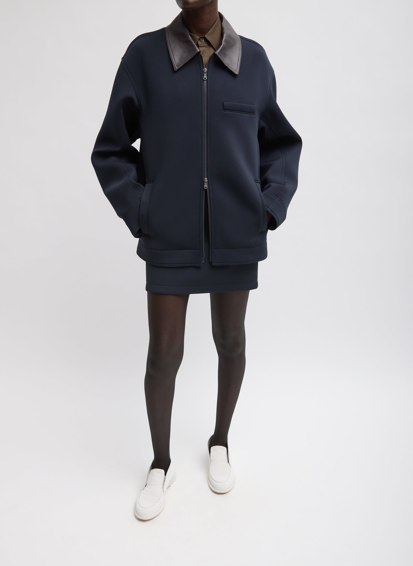 Bonded Twill Unisex Workmen Jacket - Navy / Xxs / F125bz9143