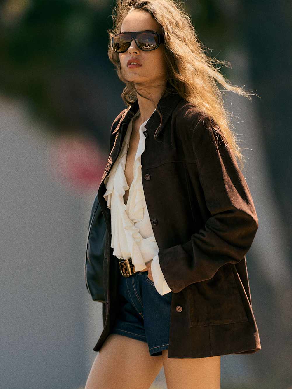 Veda Lincoln Suede Shirt Jacket