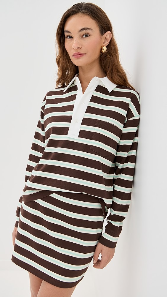 Le Bop Hayley Variegated Polo