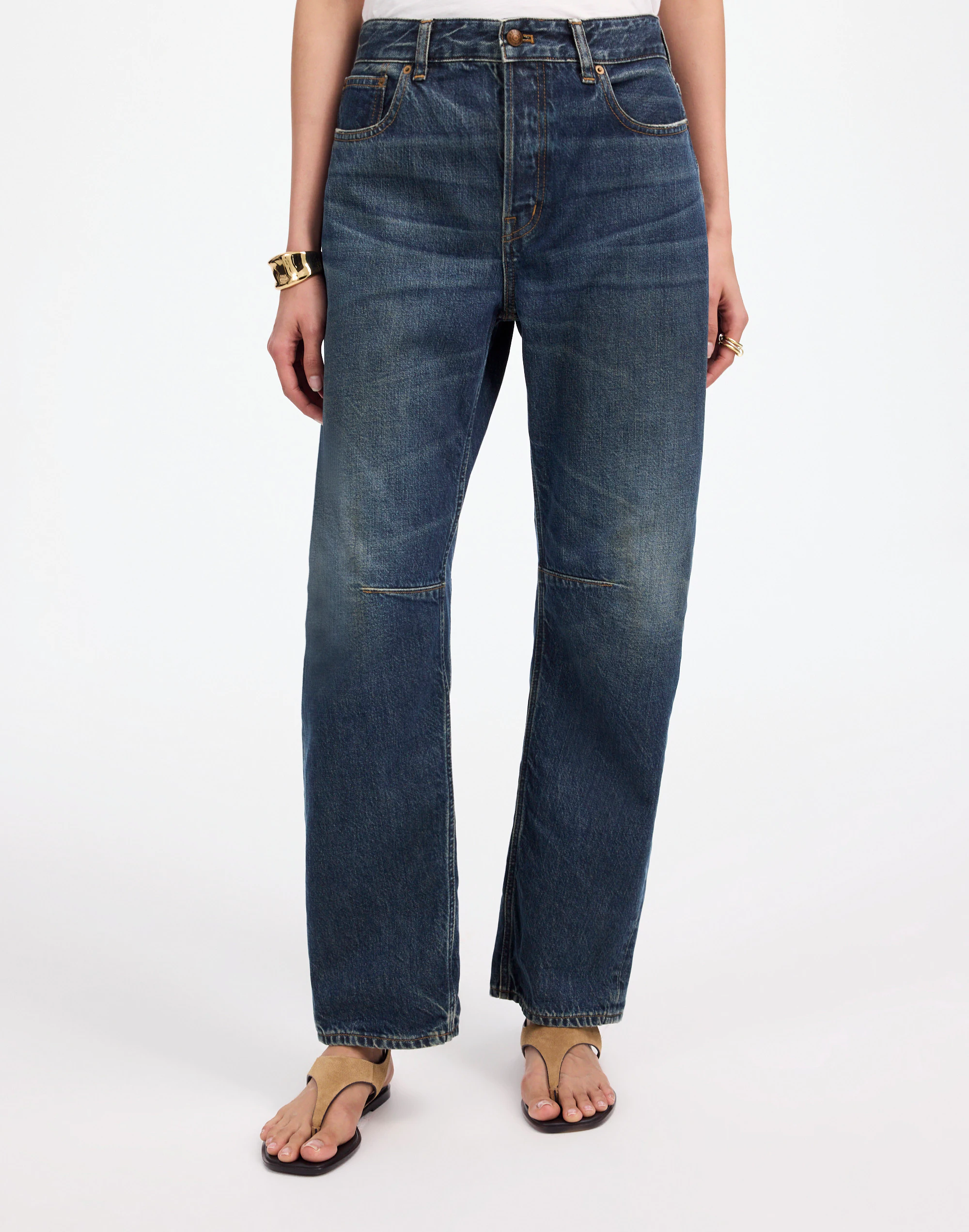 The Darted Barrel-Leg Jean
