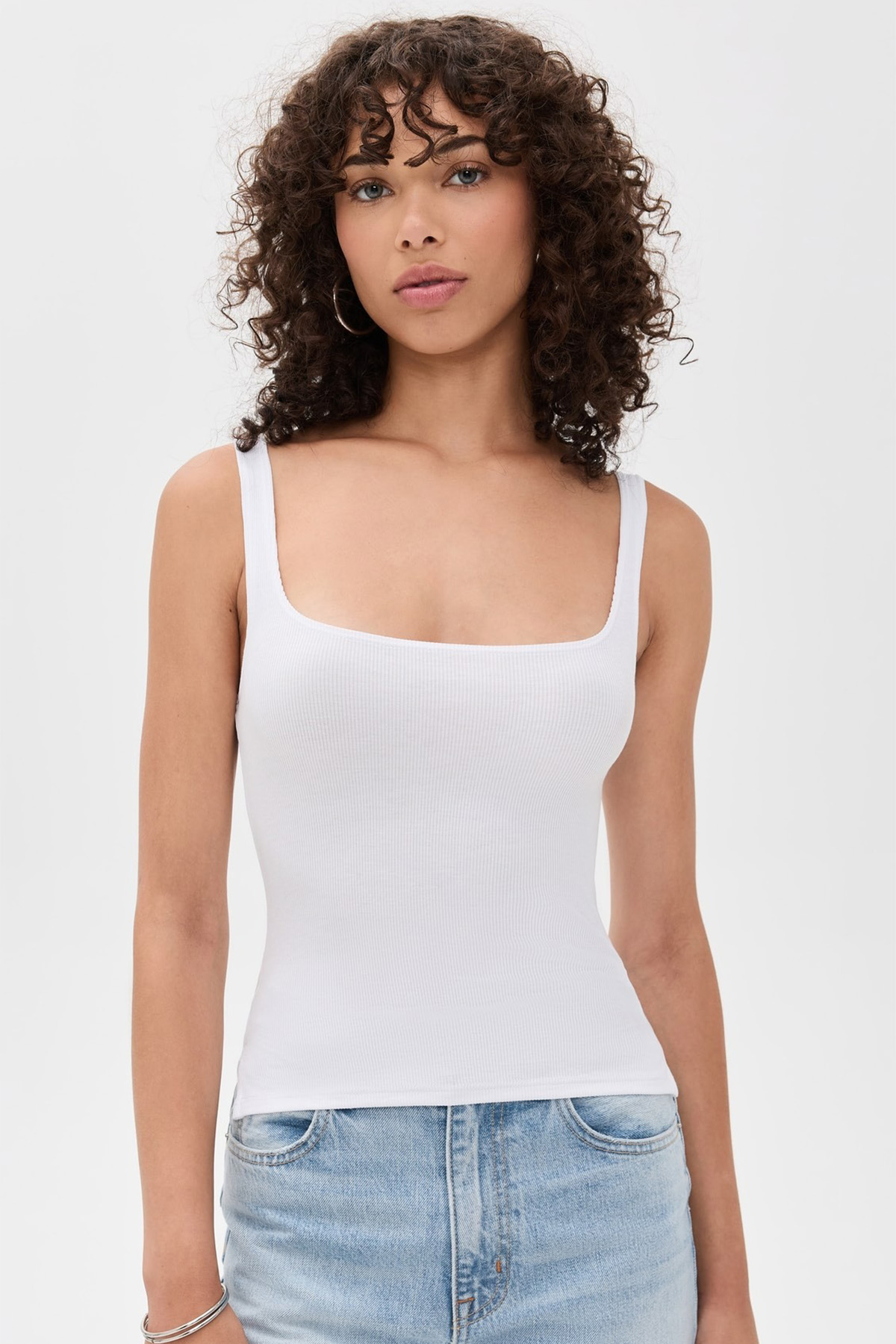 Scoop Ribbed Tank