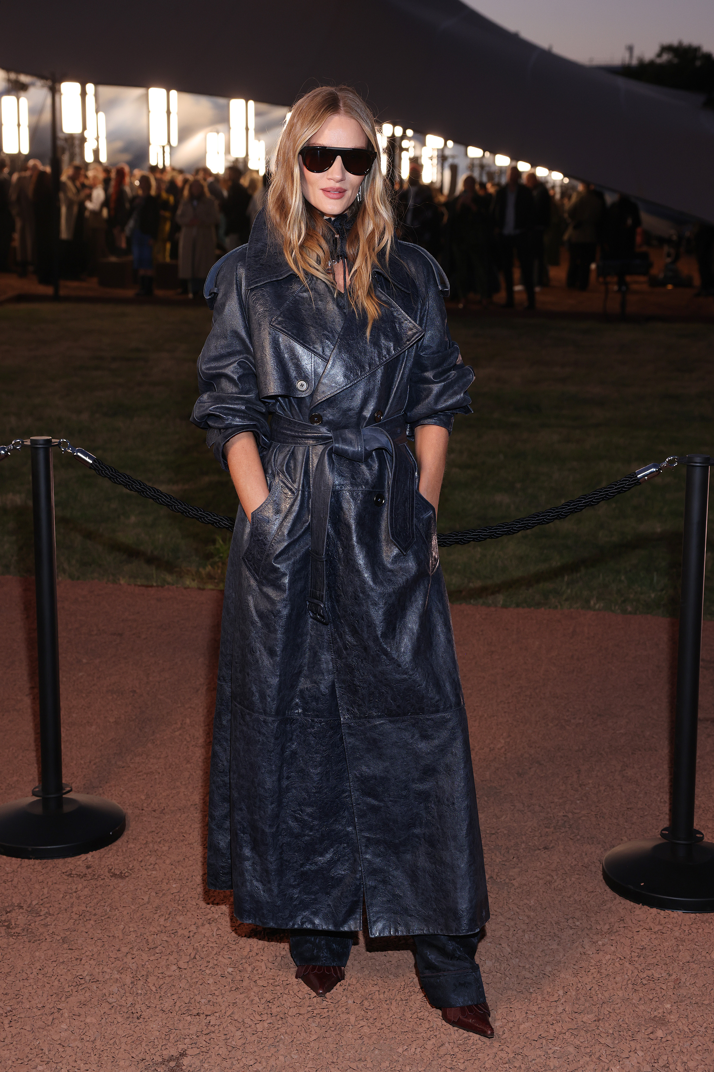 Rosie Huntington-Whiteley at the Burberry S/S 26 show