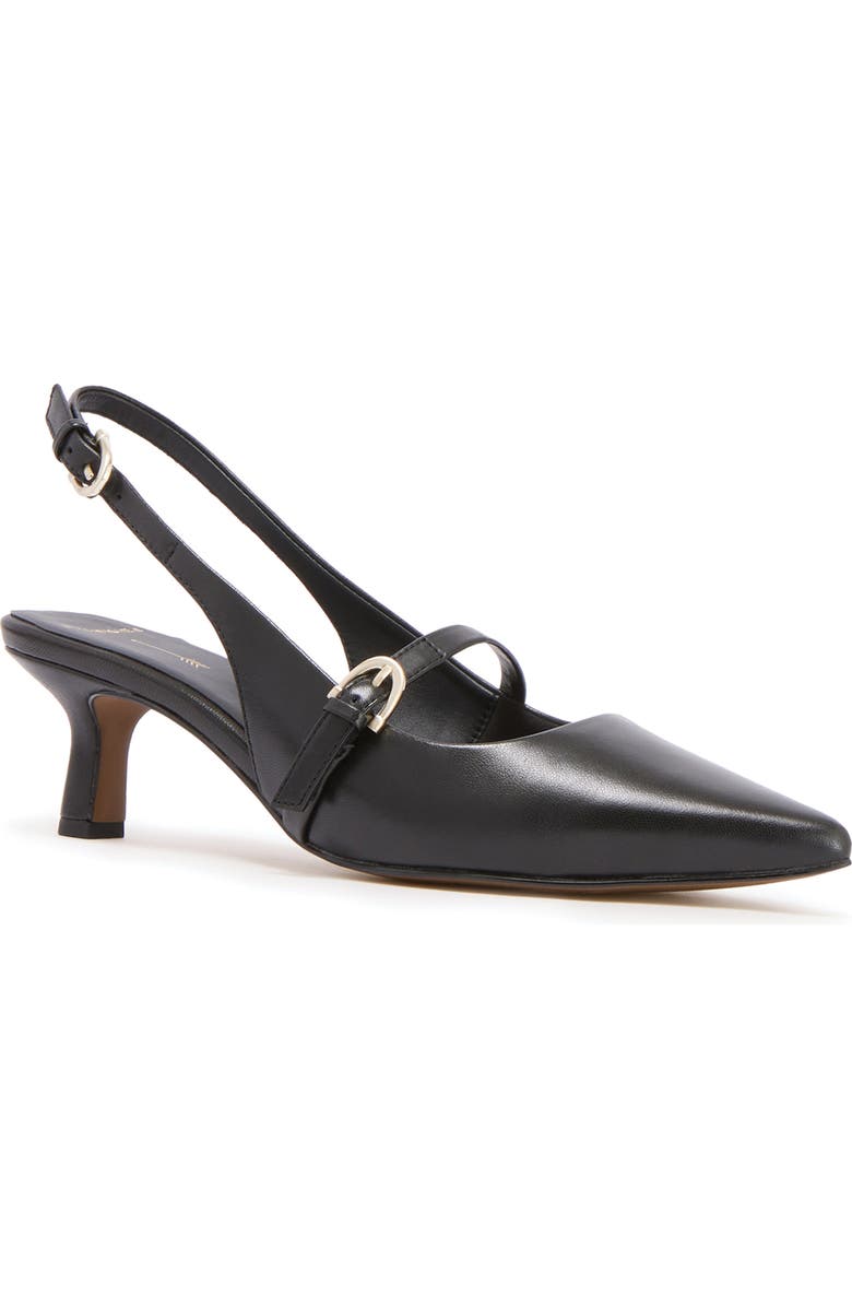 Coco Slingback Pointed Toe Kitten Heel Pump