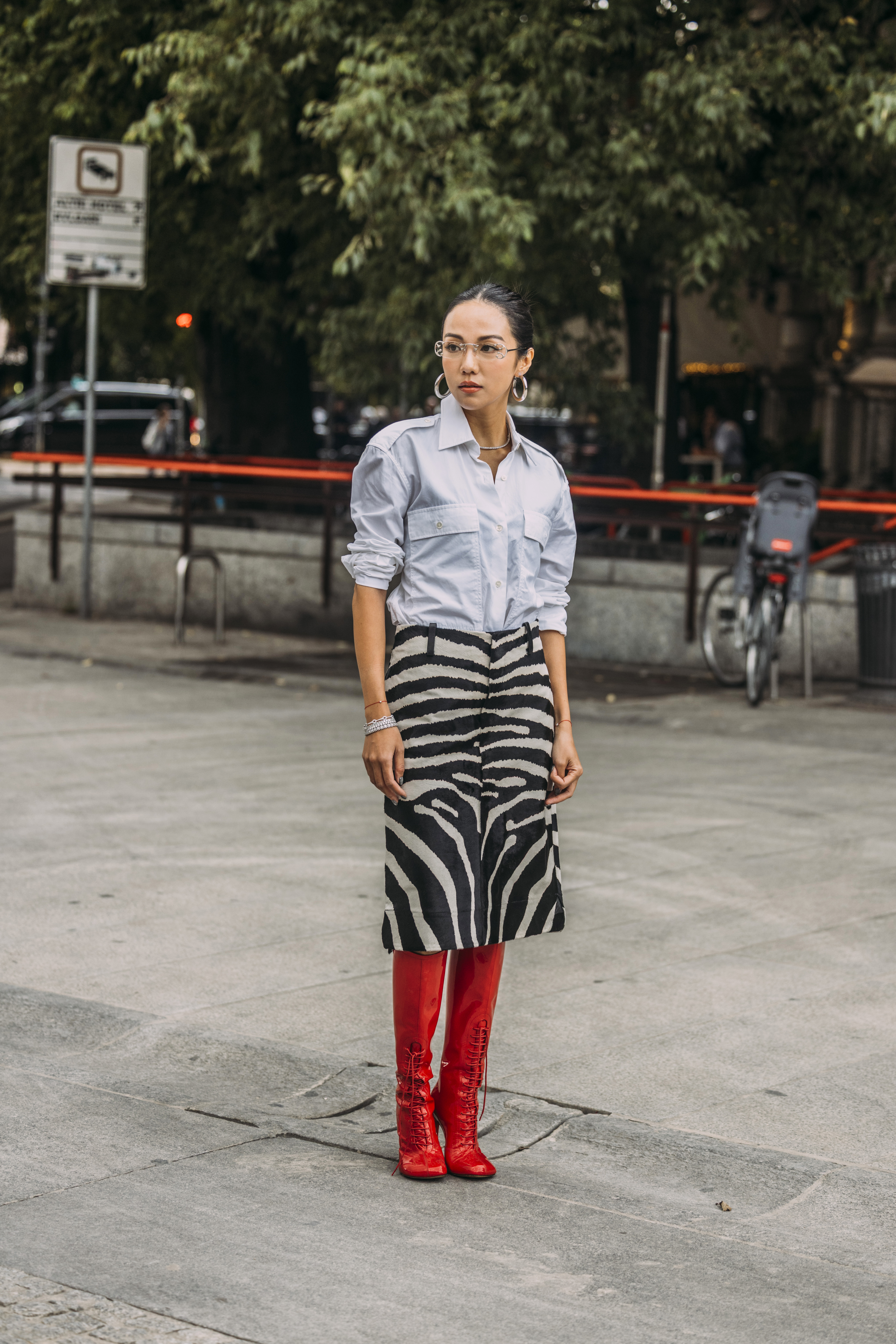 Milan Fashion Week street style