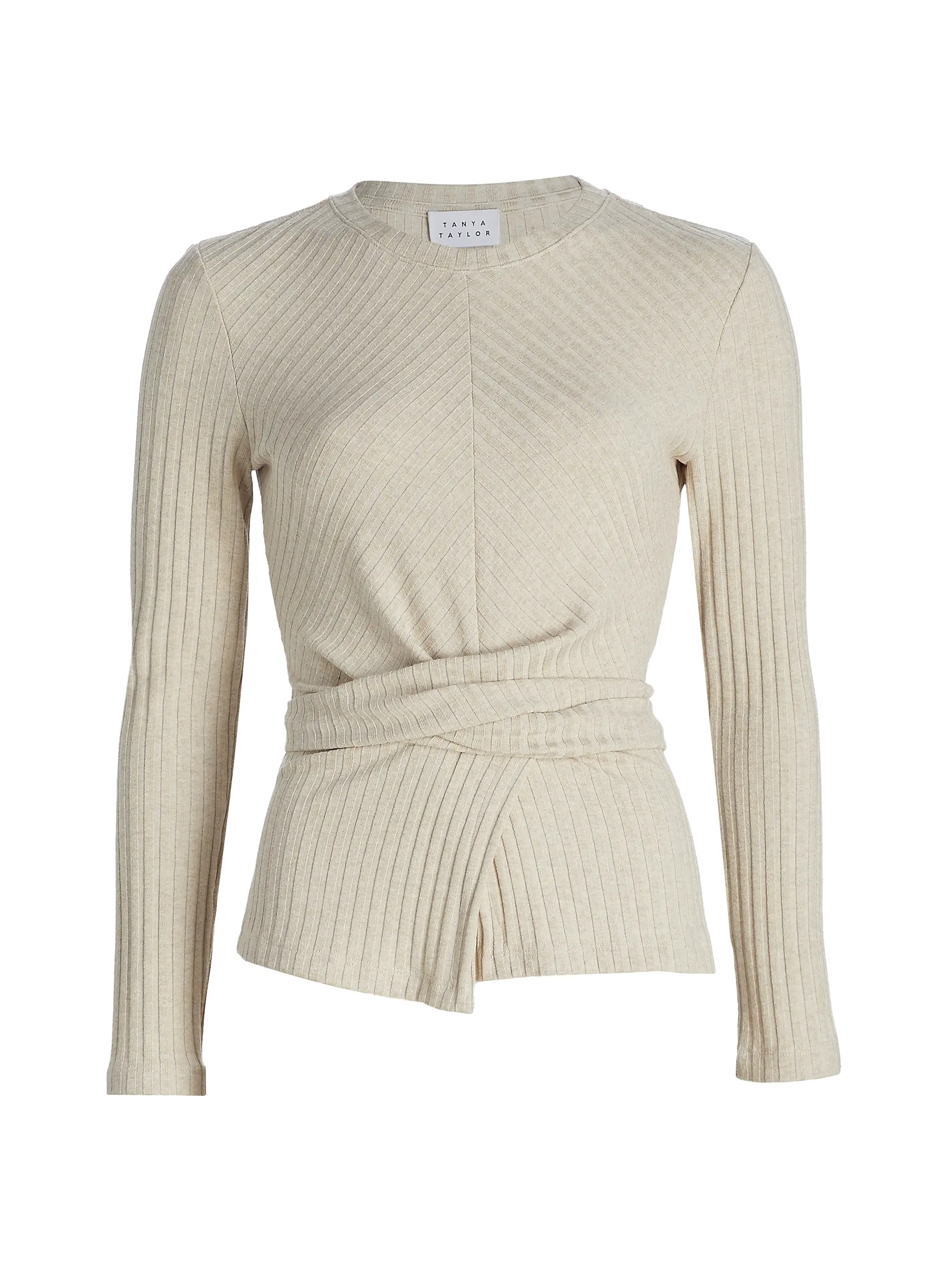 Kelsey Rib-Knit Twisted Top