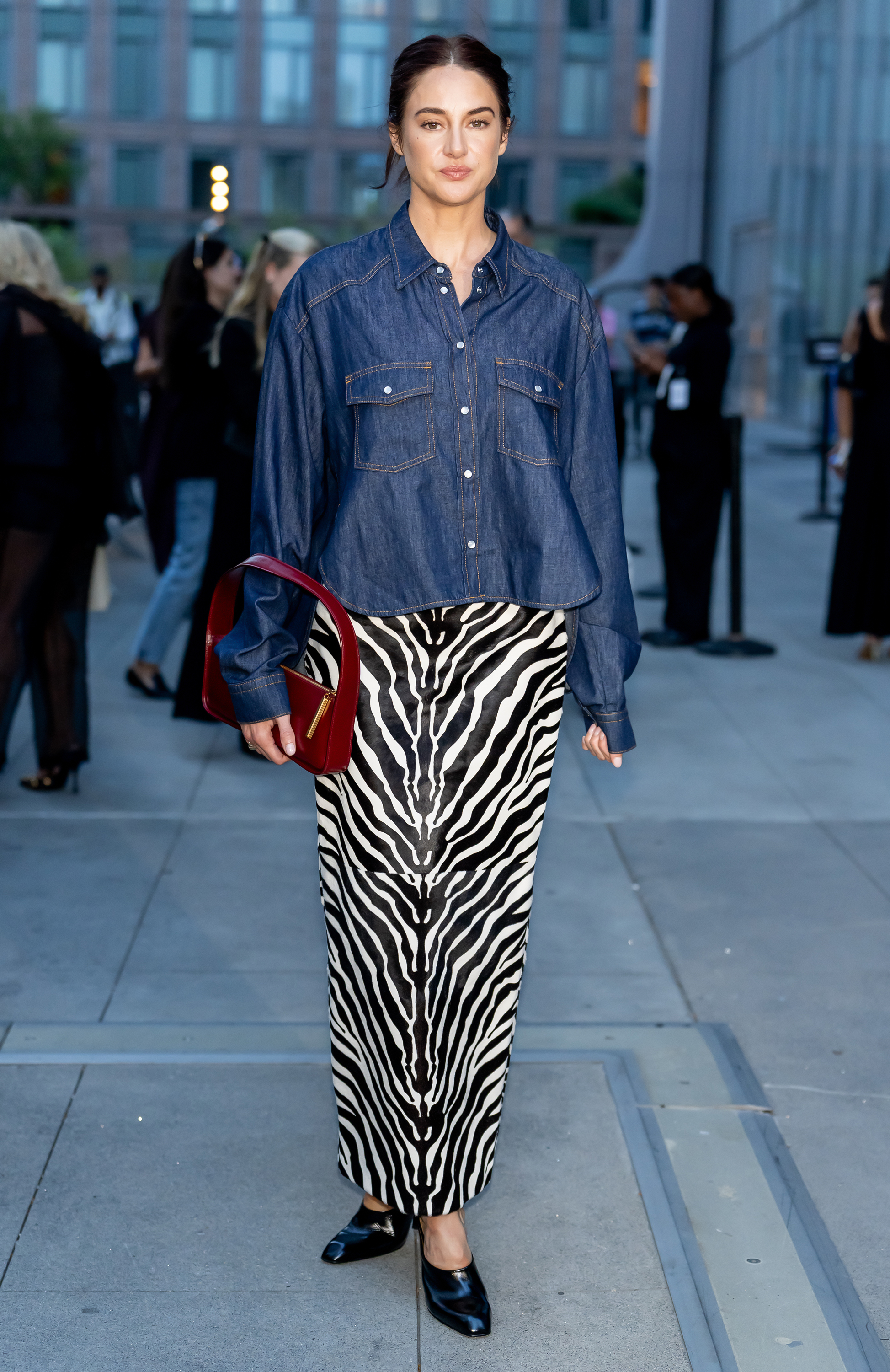 A celebrity attends the khaite spring/summer 2026 show.