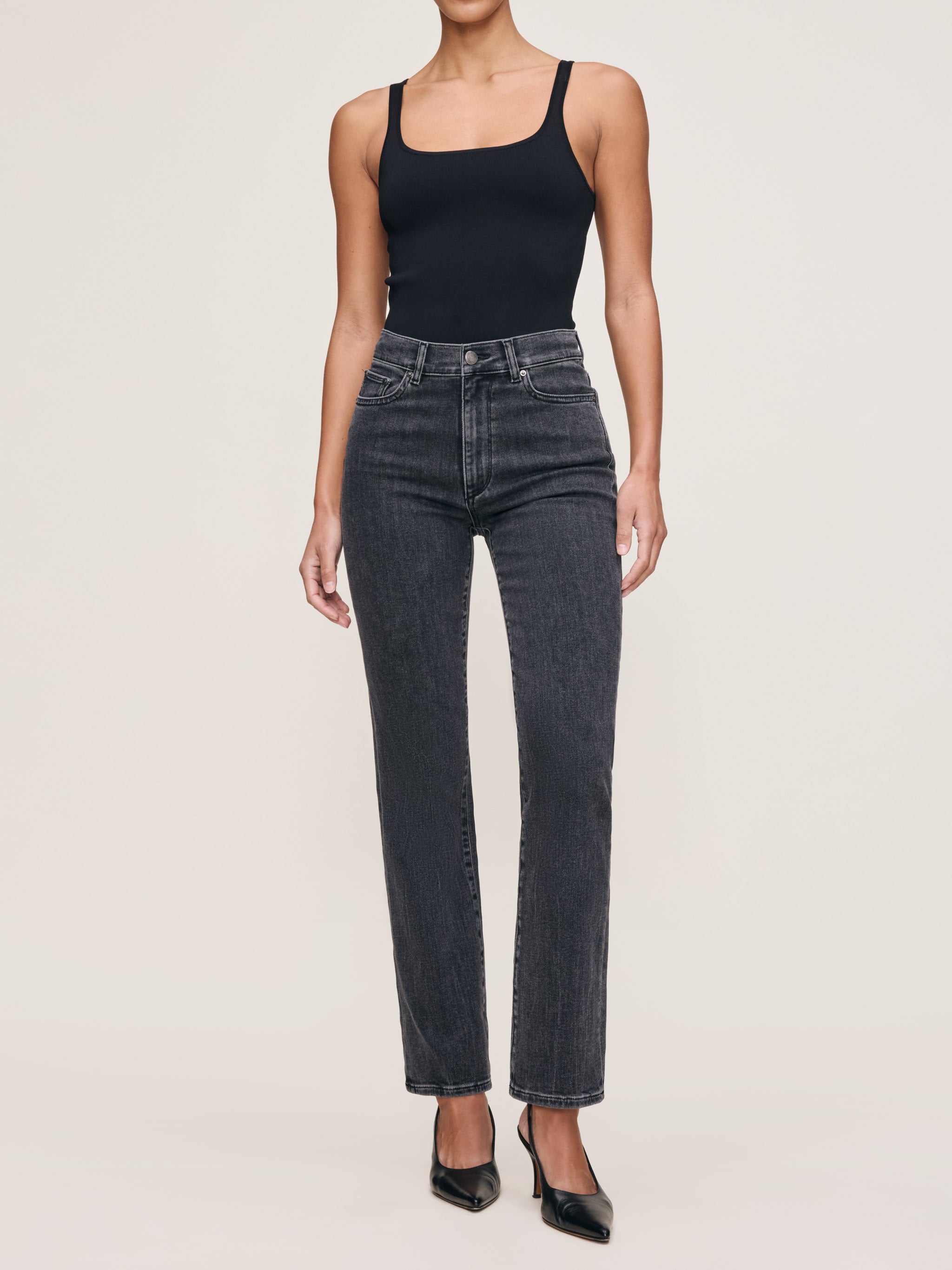 Halle Straight High Rise Instasculpt&amp;trade; 29&quot; Jeans | Nightshade - 23 / Nightshade