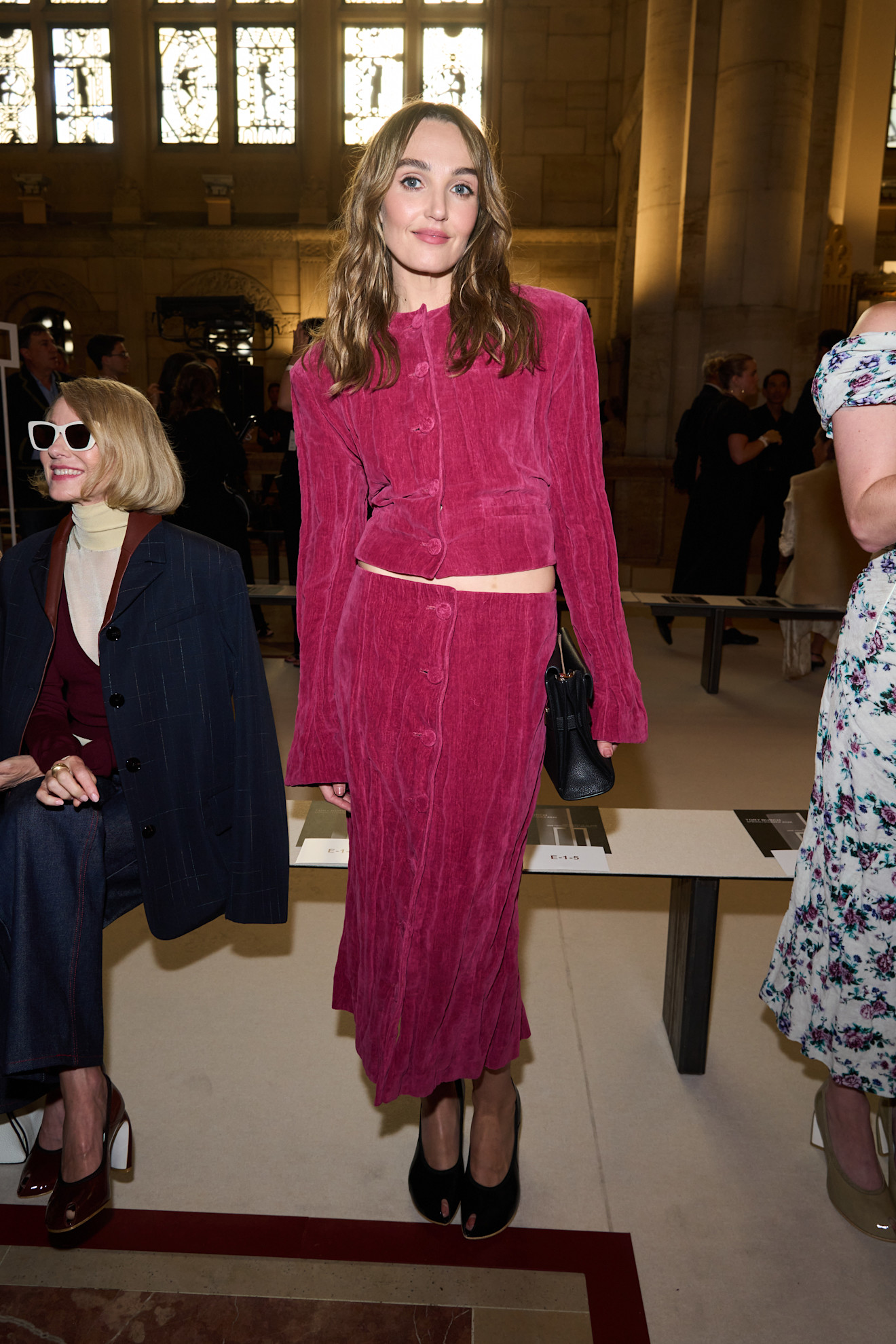Chloe Fineman at Tory Burch S/S 26 runway show