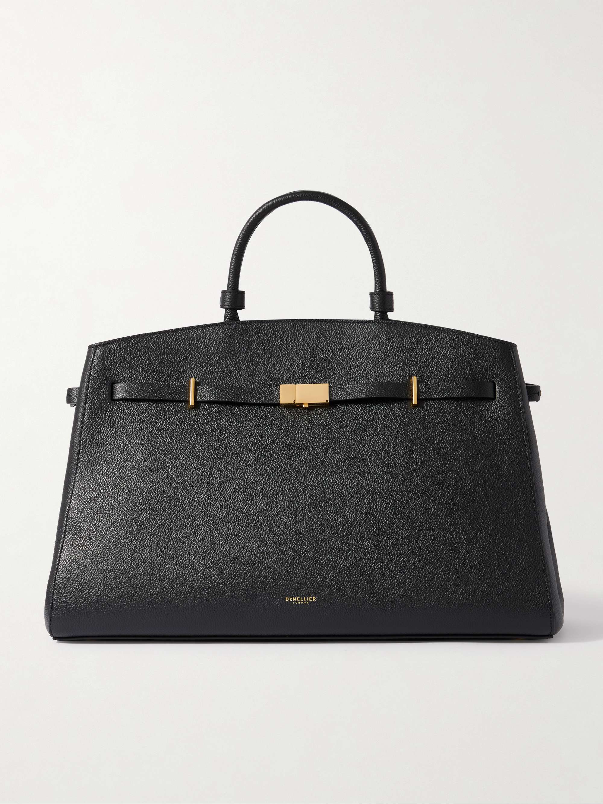 The Hudson Textured-Leather Tote