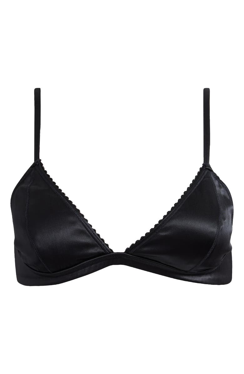 Satin Triangle Bralette