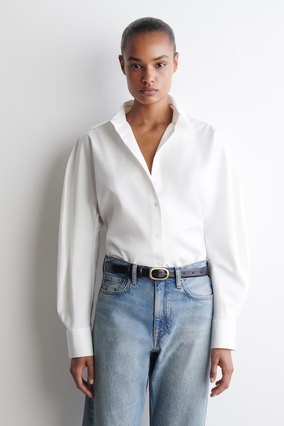 COS, Rounded Pima Cotton Shirt
