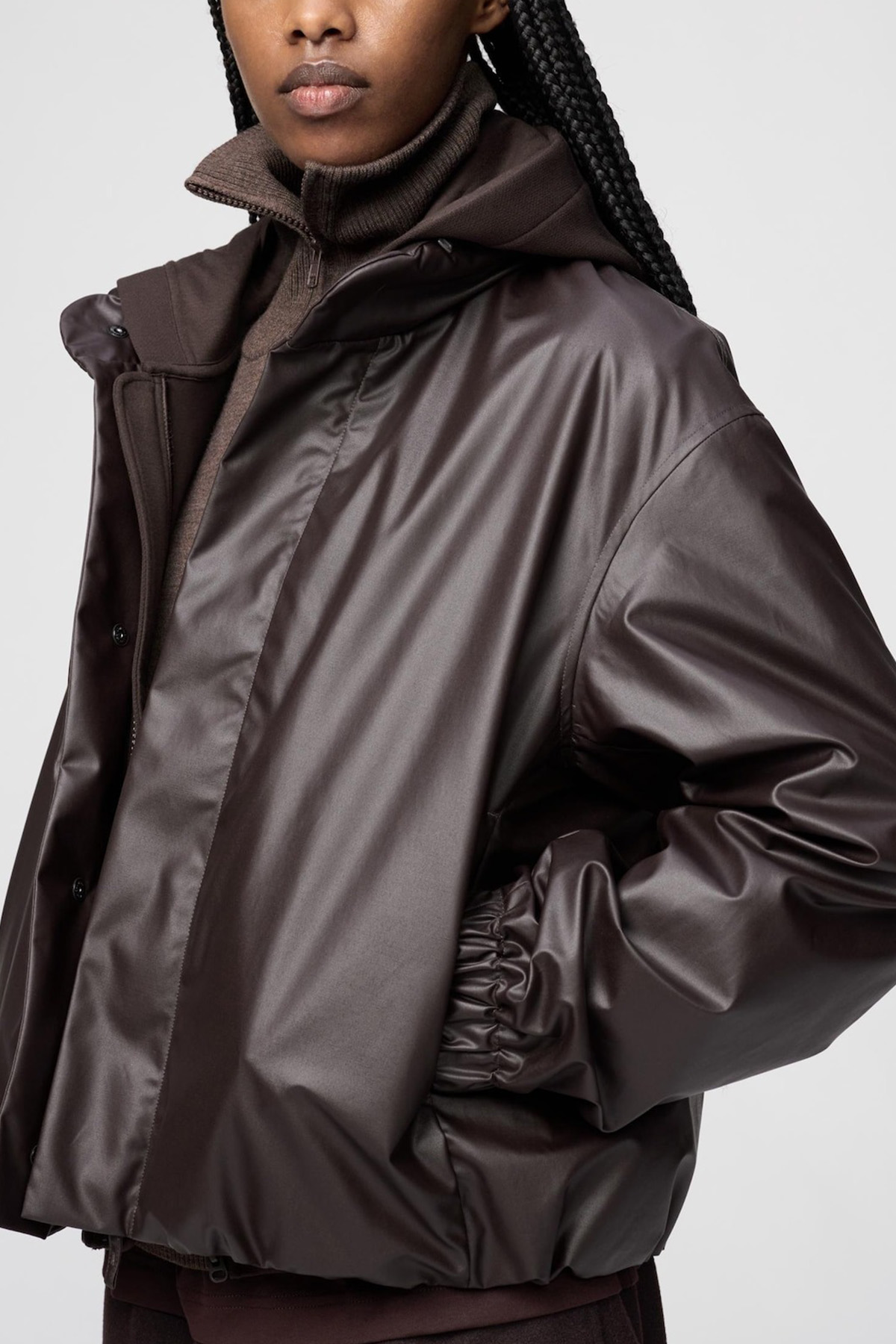 Coated Short Blouson