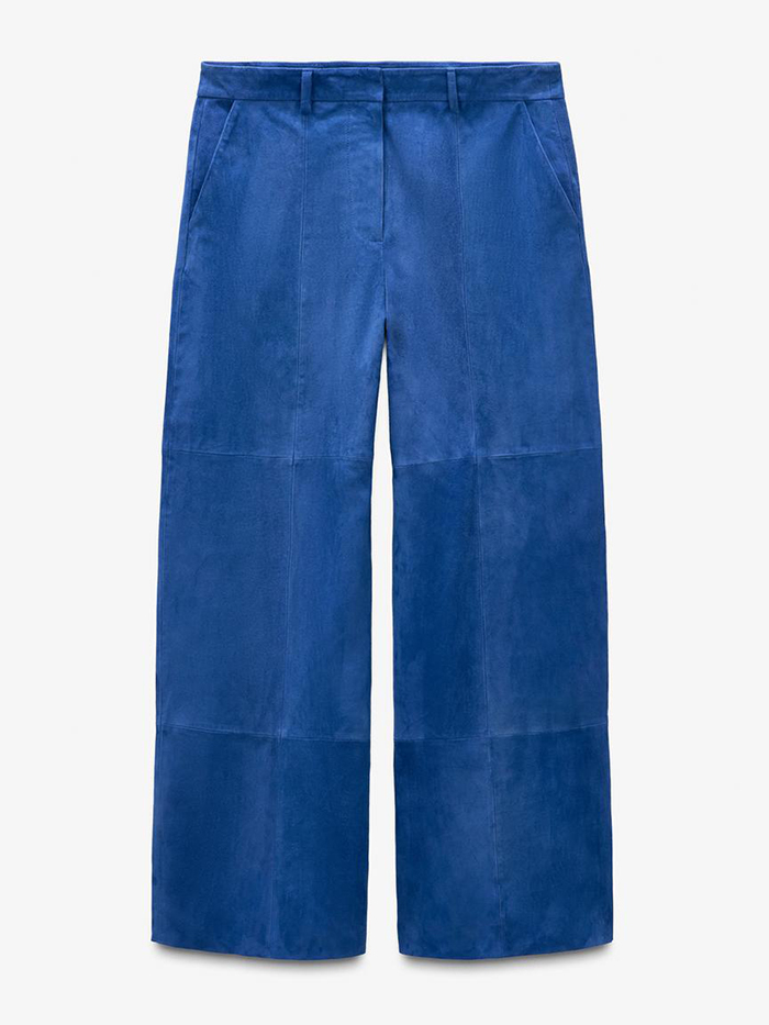 ZARA, Limited Edition Suede Baggy Pants