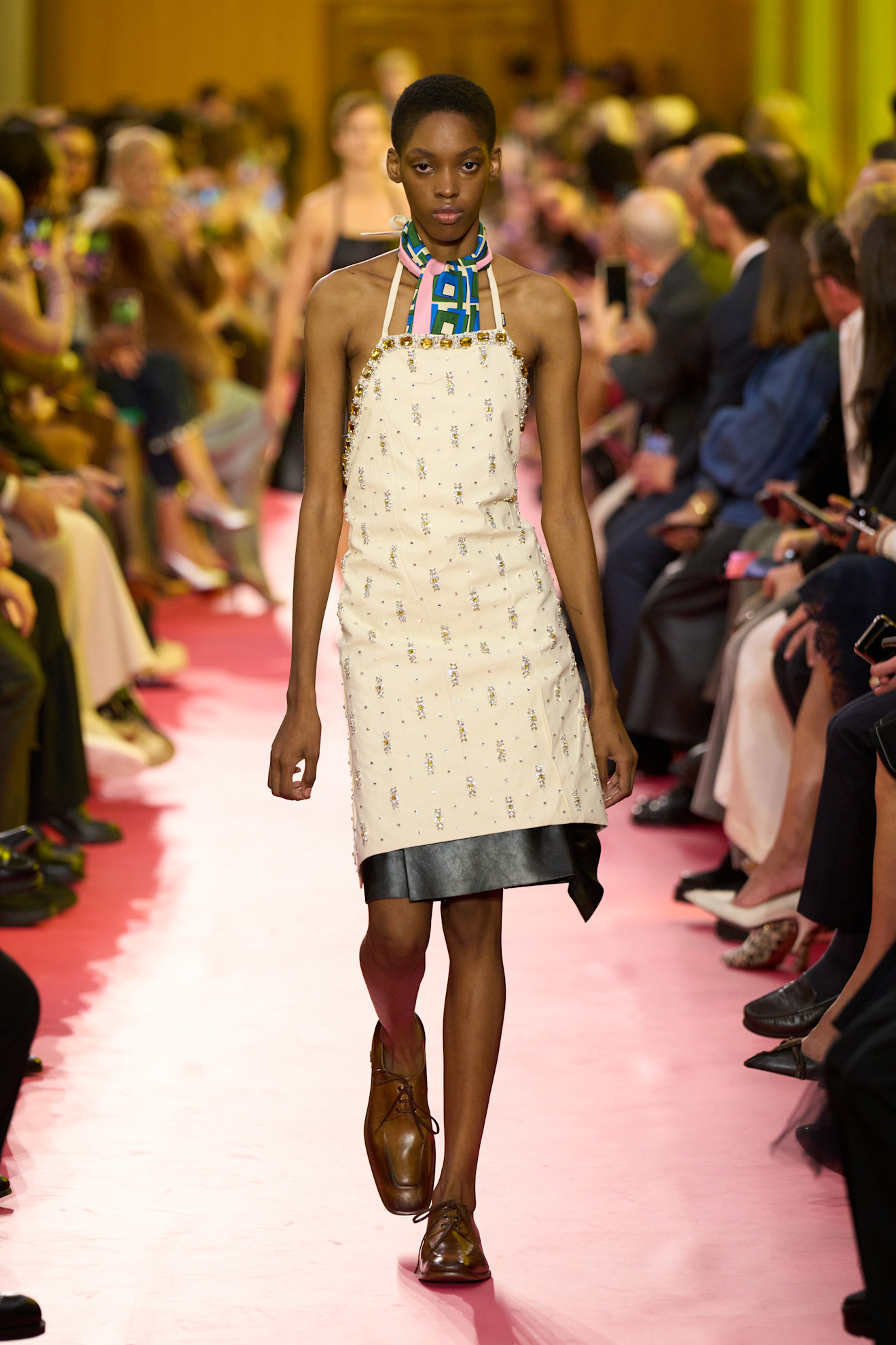 Model on the Miu Miu spring/summer 2026 runway.