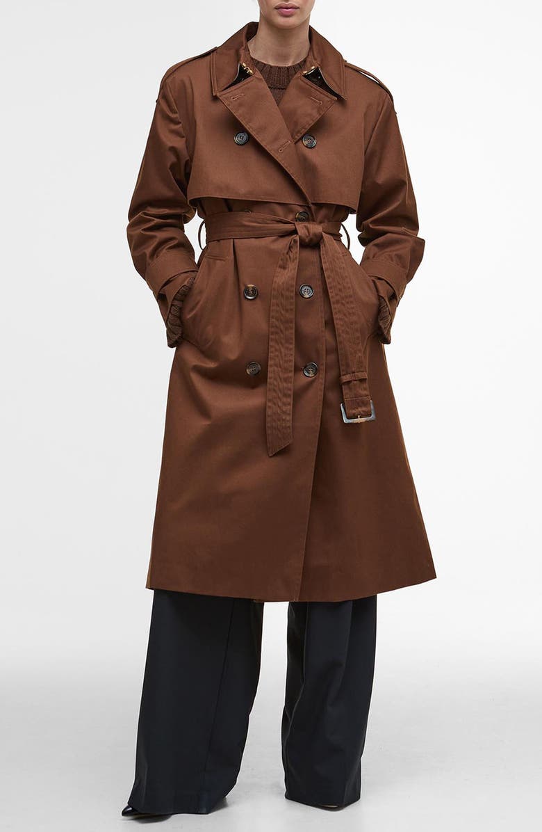 Aoife Belted Water Resistant Trench Coat