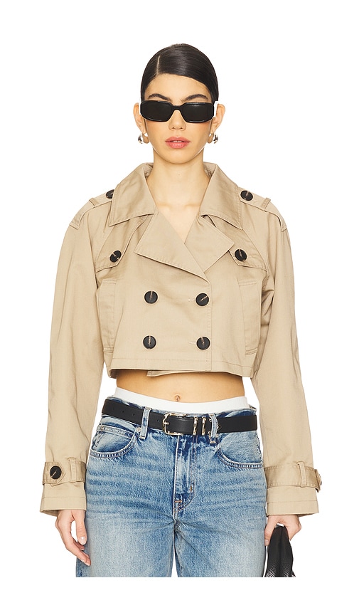 Marja Cropped Trench