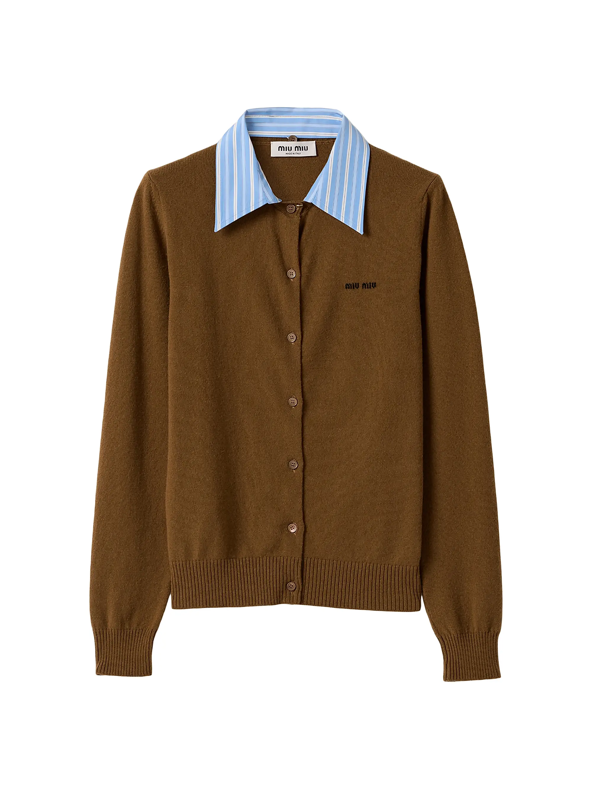 Cashmere Cardigan With Collar