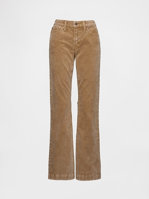 Low Rise Corduroy Long &amp;amp; Lean Pants