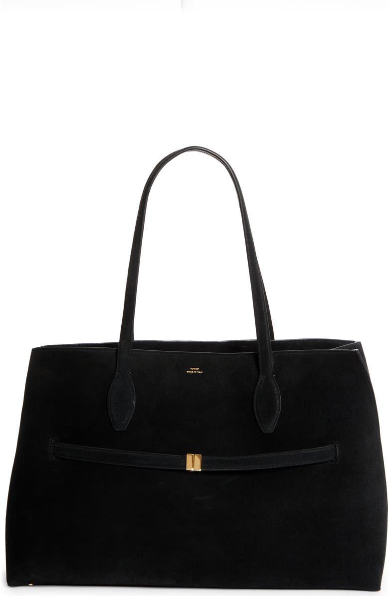 Lounge Belted Suede Tote