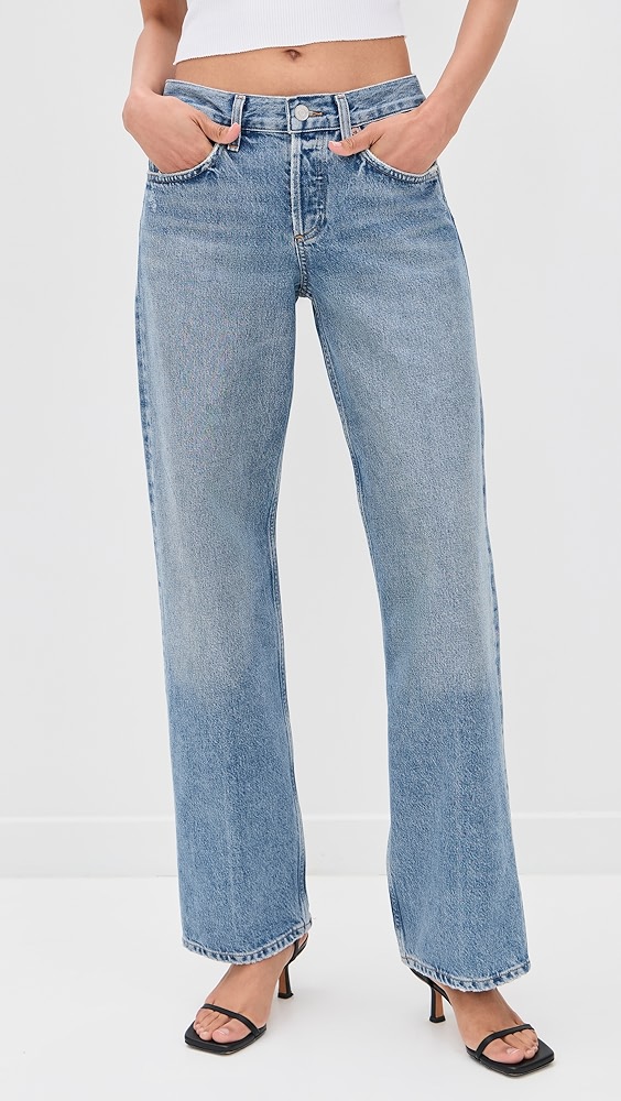 Agolde Low Rise Loose Jeans