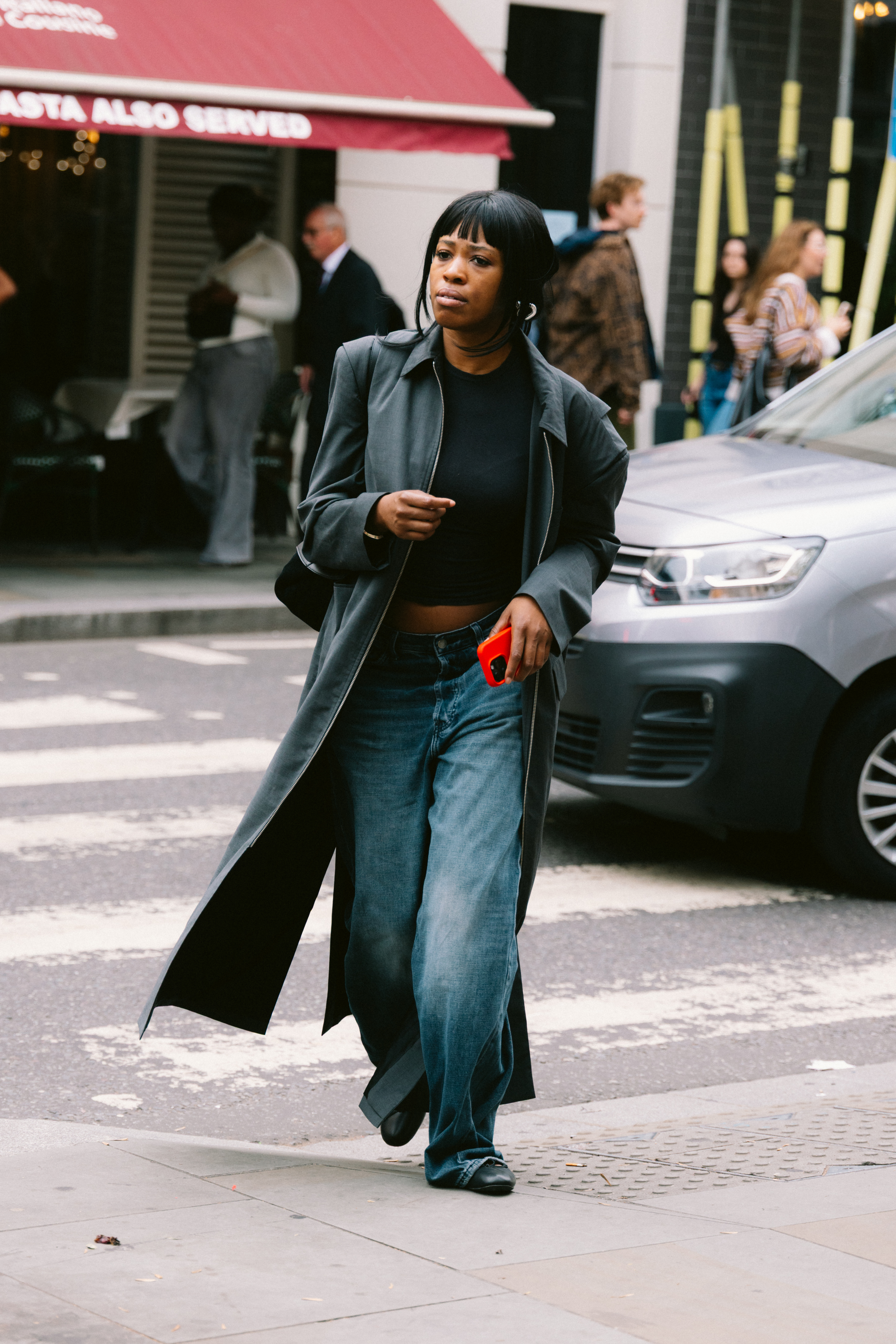 London Fashion week street style