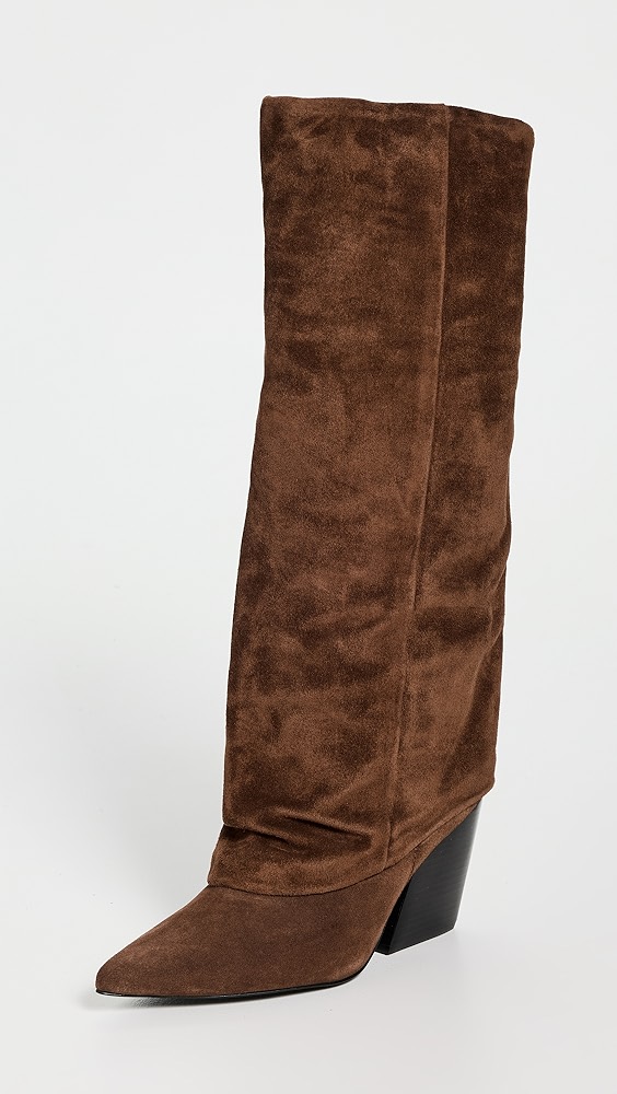 Black Suede Studio Nev Boots