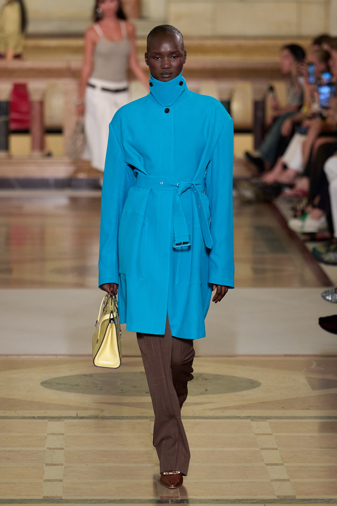 Capri blue trend on the spring/summer 2026 runway