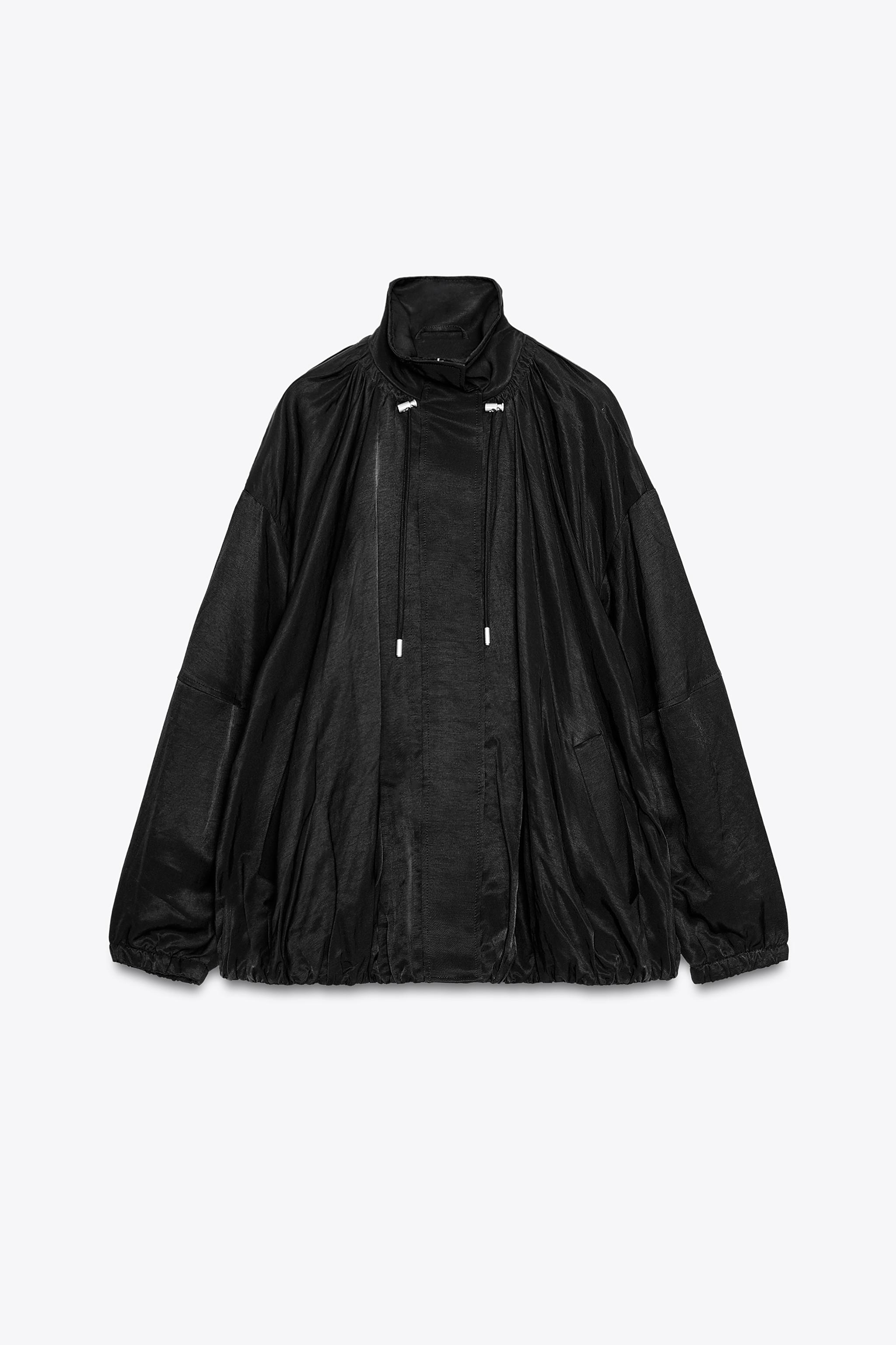 Zw Collection Fluid Bomber Jacket