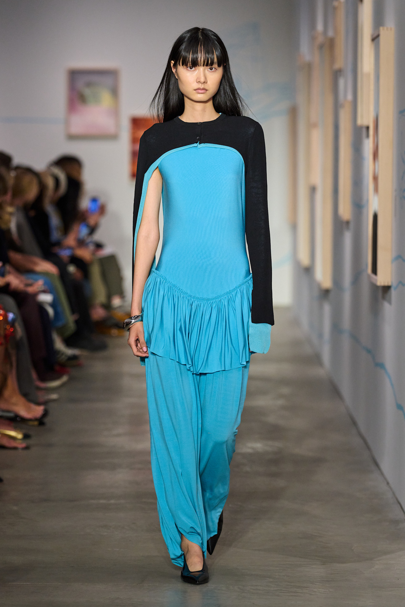 Capri blue trend on the spring/summer 2026 runway