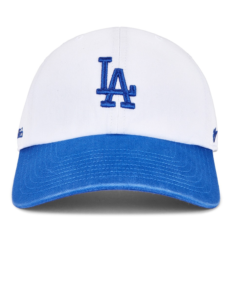 Sporty &amp;amp; Rich, LA Hat in White &amp;amp; Team Blue