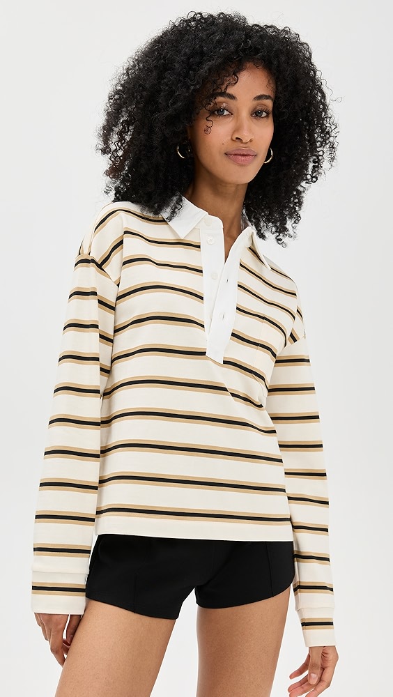 Le Bop Hayley Variegated Polo