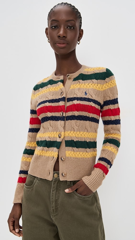 Polo Ralph Lauren Stripe Cable Cardigan