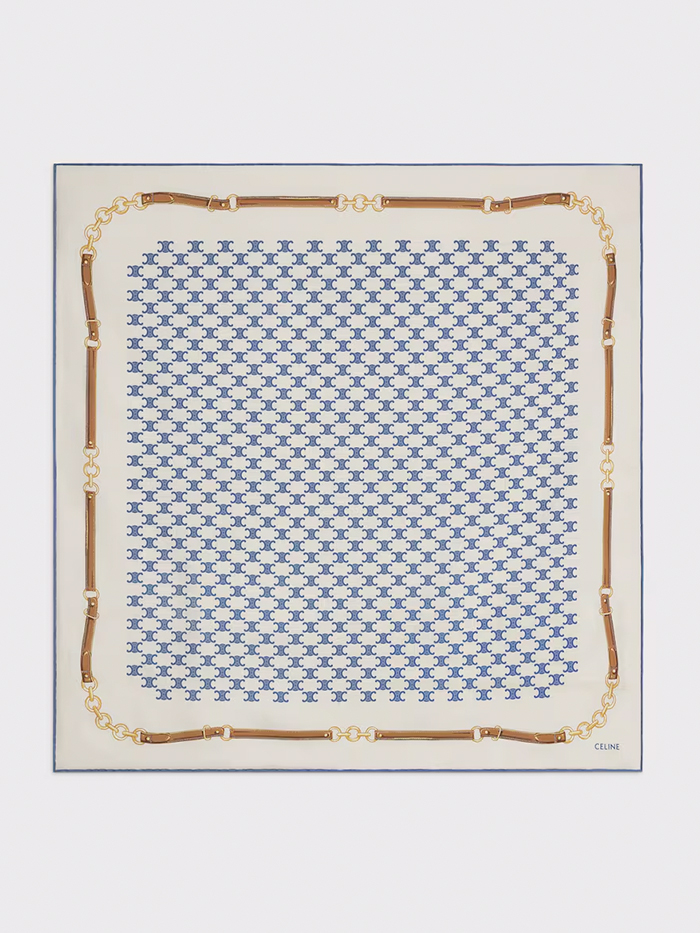 CELINE, Bandana in Heritage Silk Twill