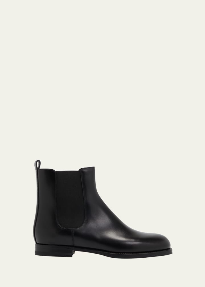 Chelsa Leather Chelsea Ankle Booties