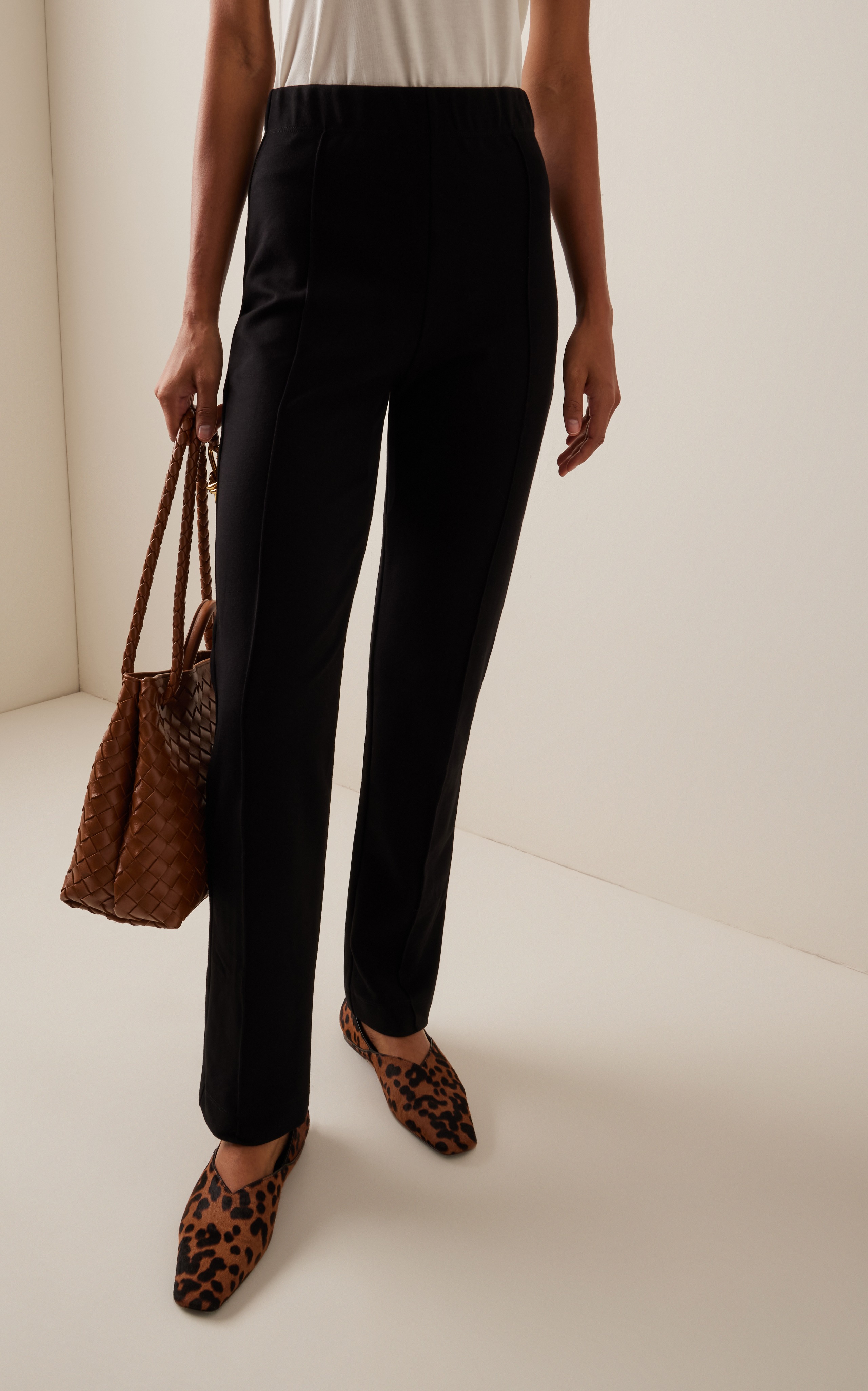 Leset, Rio Stretch-Ponte Cigarette Pants