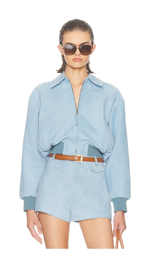 The Suede Zip Bomber